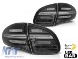 Set de stopuri LED potrivit pentru Porsche Cayenne 2010-2015, baza neagra, stanga si dreapta Performance AutoTuning