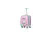 Valiza Troler pentru Copii, model unicorn, roz, copolimer ABS, 22L, 30x21x50cm, Oem
