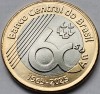 1 Real 2025 Brazilia, 60 Years of Central Bank, km#new, America Centrala si de Sud