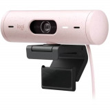 Cumpara ieftin Camera web Logitech Brio 500, Full HD, Light correction, Auto-framing, Show Mode, USB Type-C, Rose