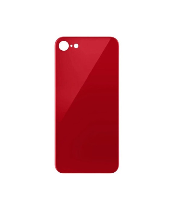 Capac Baterie Apple iPhone 8 Rosu, cu gaura camera mare