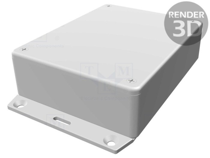 Carcasă universală gri IP54 ABS