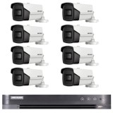 Sistem de supraveghere 8 camere Hikvision 8MP 4 in 1 IR60m, DVR 8 canale 8MP 4K SafetyGuard Surveillance