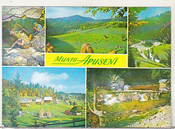 bnk cp Muntii Apuseni - Vedere - necirculata - marca fixa