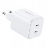 Incarcator Retea UGREEN X526 (65154), 45W, 3A, 2 x USB-C, Alb