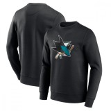 San Jose Sharks hanorac de bărbați Primary Logo Graphic Crew Sweatshirt - VALUE - M