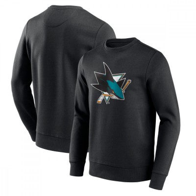 San Jose Sharks hanorac de bărbați Primary Logo Graphic Crew Sweatshirt - VALUE - S foto