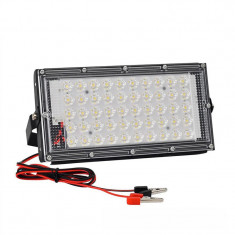 Lampa De Lucru Camping Sau Pescuit 50W LED-uri SMD Alimentare 12V foto