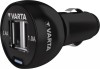 Incarcator Auto Varta USB, 2 Porturi USB-A, 2.4A + 1A, Incarcare Rapida, LED Albastru, Compatibil Telefoane, Tablete
