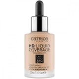 Fond de ten HD Liquid Coverage Foundation 030 - Sand Beige, 30ml, Catrice