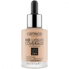 Fond de ten HD Liquid Coverage Foundation 030 - Sand Beige, 30ml, Catrice