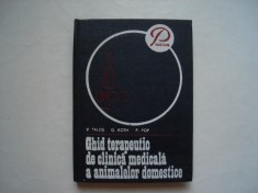Ghid terapeutic de clinica medicala a animalelor domestice - V. Talos, G. Roth