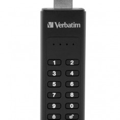 Memorie USB Verbatim Keypad Secure USB 3.2 Gen 1, 32 GB, negru - RESIGILAT