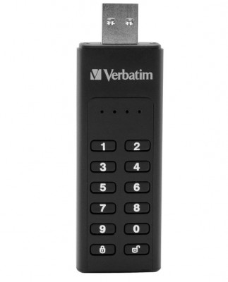 Memorie USB Verbatim Keypad Secure USB 3.2 Gen 1, 32 GB, negru - RESIGILAT foto