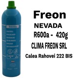 Butelie Freon R600a ,420g , NEVADA (V&acirc;nzare doar cu Certificat AGFR)