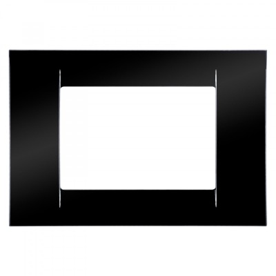 Rama Ornament 3M Gewiss System Virna negru GW22113 foto
