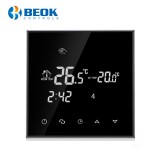 Cumpara ieftin Termostat Wi-Fi pentru incalzirea electrica in pardoseala BeOK TGT70WIFI-EP, Aplicatia mobila Smart Life SmartElectro IntelligentHouse