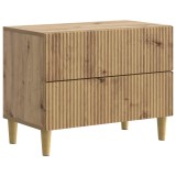 vidaXL Dulap de noapte cu sertar Stejar Artizanal 62 x 34,5 x 48 cm 894554