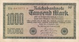 GERMANIA 1.000 marci 1922 VF+!!!