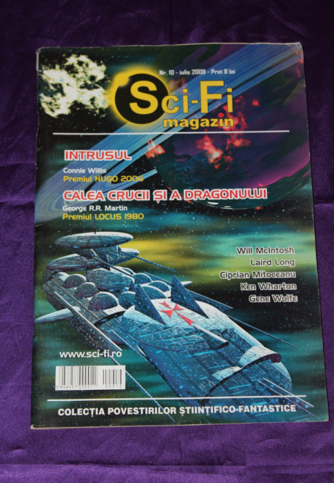 revista SCi FI MAgazin nr 10 2008 Colectia povestirilor stiintifico-fantastice