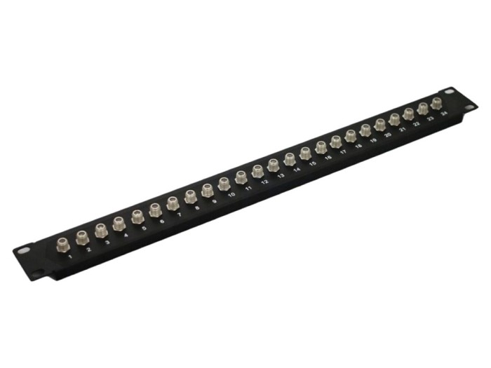 Patch panel rack 19" 1U, 24 porturi