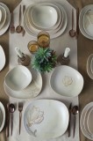 Keramika Set de vesela - Vintage Bloom Isabella - 24 bucăți - 6 persoane - Ceramic