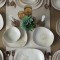 Keramika Set de vesela - Vintage Bloom Isabella - 24 bucăți - 6 persoane - Stoneware