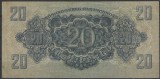 !!! X. RARR : UNGARIA , OCUPATIA SOVIETICA - 20 PENGO 1944 - P M 6 b - AUNC / CEA DIN SCAN