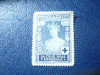 Timbru Spania 1923 Regina Victoria Eugenia ,Crucea Rosie, val. 40c fara guma, Nestampilat