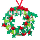 Set creativ Coronita Craciun pentru activitati crafts, Spuma, Multicolor