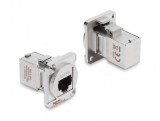 Modul D-type RJ45 Cat.6A M-M unghi 90 grade, Delock 91176