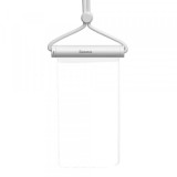 Husa Universala Waterproof, Baseus, AquaGlide Cylindrical, Alba P60263701213-00
