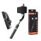 Selfie Stick Stabil Bluetooth cu Trepied si Lumini, 75cm - Techsuit (Q08D) - Black