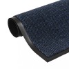 Gossi covoare usa anti-praf, 2 buc. albastru, 40x60 cm dreptunghiular