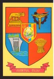 CPIB 22217 - CARTE POSTALA - JUDETUL CLUJ, STEMA, NECIRCULATA