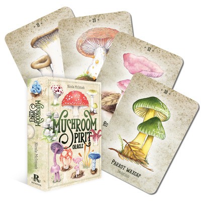 Mushroom Spirit Oracle: (36 Gilded Cards and 112-Page Full-Color Guidebook) foto