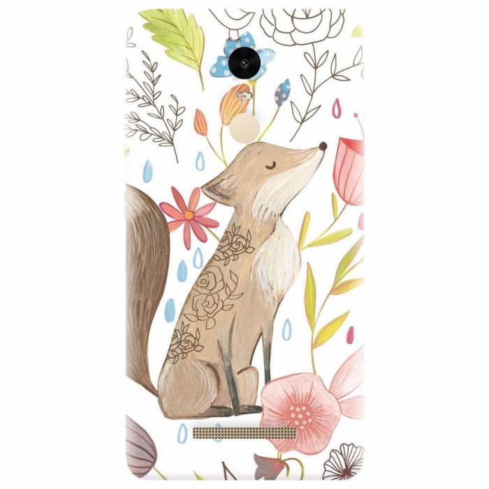 Husa silicon pentru Xiaomi Remdi Note 3, Fox