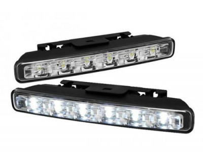 Set 2 proiectoare auto universale LED DRL foto