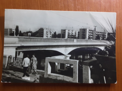 Oradea - Vedere de pe Podul 23 August - carte postala circulata 1966 foto