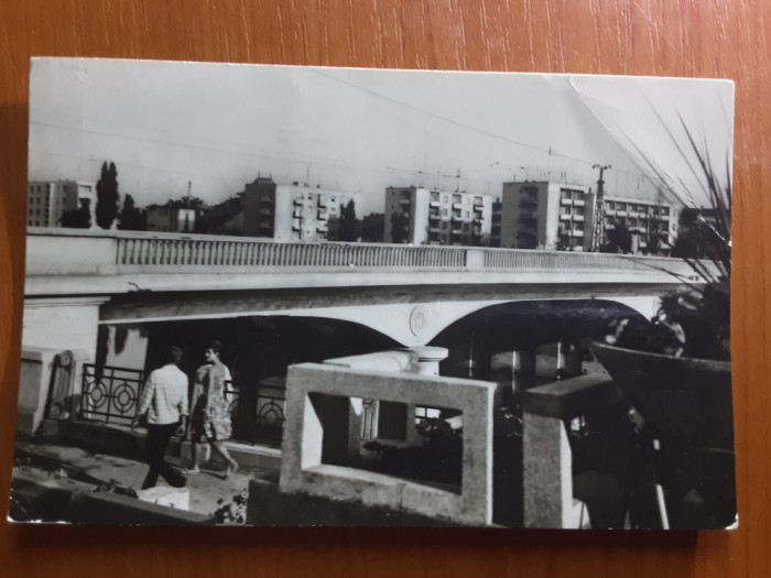 Oradea - Vedere de pe Podul 23 August - carte postala circulata 1966