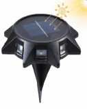 Set 6 Lampi Solare pentru Gradina 10cm Led Lumina Calda, Impermeabila USB