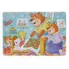 Puzzle Clasic, Bucle de Aur și Cei Trei Urși, 15 Piese, Multicolor, 33x23cm, Oem