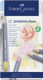 Creioane Colorate Aquarelle 12 culori Pastel GOLDFABER Faber-Castell, Faber Castell
