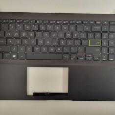 Carcasa superioara cu tastatura palmrest Laptop, Asus, VivoBook 15 X513EA, X513EP, X513EQ, 90NB0SG1-R31UI0, 13N1-BBM0301, 13N1-BBA0D11, iluminata, lay