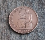 C50 - Moneda foarte veche - 50 centimos ante euro - Spania - 1937, Europa