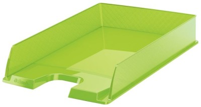 Tăviță corespondență Herlitz A4 clasic verde translucid suprapozabil foto