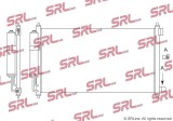 Condensator climatizare AC Nissan Nv200, motor: 1.6, Condensator cu filtru uscator, 650x340x16, SRLine, miez si rezervor din aluminiu brazat,