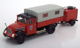 Macheta Robur Garant 30K Pompieri RDG 1956 - IXO/Altaya 1/43 camion cu remorca, 1:43