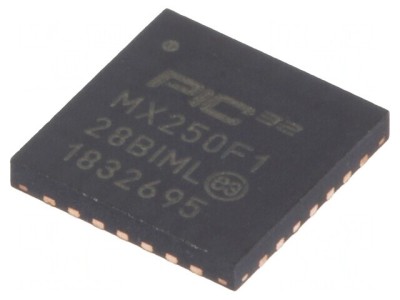 Microcontroler PIC32 128kB 8MHz SMD QFN28 foto
