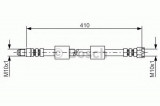 Conducta / cablu frana BMW Seria 5 (E39) (1995 - 2003) BOSCH 1 987 476 650